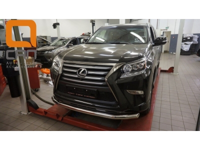 Защита переднего бампера 76 мм Турция для Lexus GX460 2014-2019