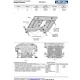Защита картера + комплект крепежа, Rival, Алюминий, Li L7; L9 2023-н.в. , V1.5PHEV, АКПП, 4WD.