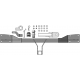 Фаркоп для Mini Clubman 2007-2014 съемное крепление шара под американский квадрат