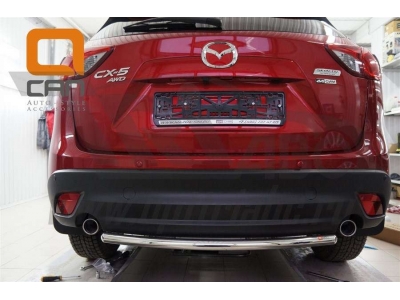 Защита заднего бампера 42 мм Турция для Mazda CX-5 2011-2021