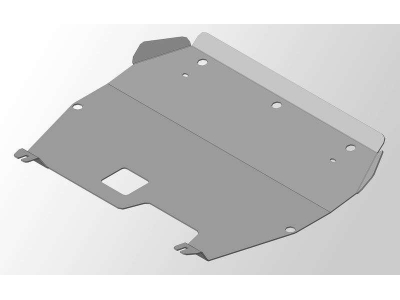 Защита картера ТСС алюминий 4 мм для Mazda CX-9 № ZKTCC00014
