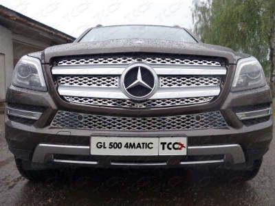 Рамка номерного знака Mercedes-Benz GL 500 4MATIC (комплект) ТСС для Любые