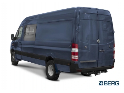 Фаркоп для Mercedes Sprinter 2006-2019, 2019-н.в. , Volkswagen Crafter 2006-2016, (без подножки, кроме L2 2-колеса) фланцевое крепление шара