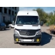 Защита переднего бампера одинарная с подгибами d-60 Технотек для Mercedes Sprinter 2006-2018