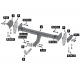 Фаркоп для Mitsubishi Pajero IV 2007-2020, Mitsubishi Pajero III 2000-2007 крепление шара на двух болтах