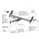 Фаркоп для Mitsubishi Pajero III 2000-2007, Mitsubishi Pajero IV 2007-2020 съемное крепление шара под американский квадрат