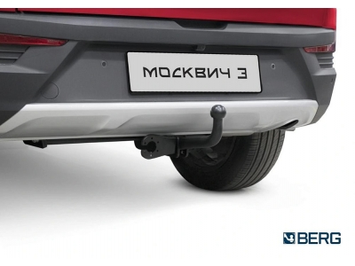 Фаркоп для JAC JS4 2022-н.в., Москвич 3 2022-н.в. крепление шара на двух болтах