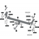 Фаркоп для Nissan Qashqai 2006-2014, 2014-2022 крепление шара на двух болтах