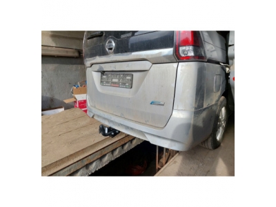 Фаркоп для Nissan Serena C27, в т.ч. Hybrid, Highway Star, в т.ч. с парктрониками 2017-2022 крепление шара на двух болтах