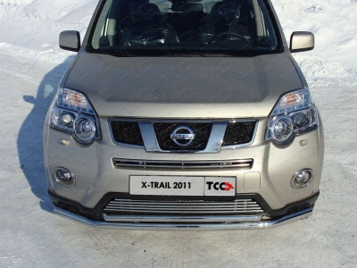 Рамка номерного знака Nissan X-Trail (комплект) ТСС для 2015-2018