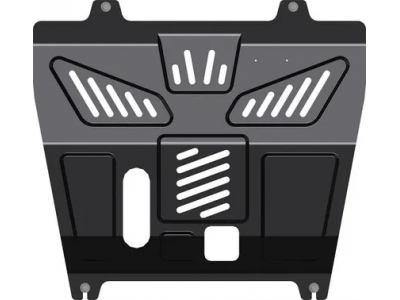 Защита картера двигателя, КПП (2 мм, сталь) для Nissan X-Trail 2007-2015 (V - 2.4), Nissan X-Trail 2015-2022, Nissan Qashqai (сборка СПБ) 2015-2021, Renault Koleos 2008-2015