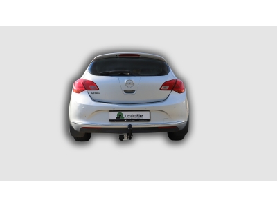 Фаркоп для Opel Astra J хетчбек 2009-2015, Opel Astra J GTC 2012-2018 с условно-съемным креплением шара (на 2 болтах)