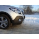 Защита переднего бампера короткая 42 мм ТСС для Opel Mokka 2012-2021