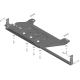 Усиленная защита раздаточной коробки (2 мм, сталь) для Oting Paladin 2023-н.в.