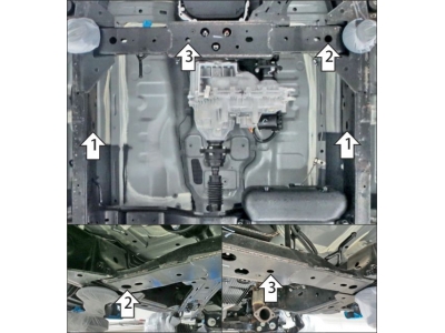 Усиленная защита раздаточной коробки (2 мм, сталь) для Oting Paladin 2023-н.в.