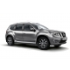 Защита порогов вогнутая d=63 мм ШАГРЕНЬ (ППК) для Renault Duster 2012-2020, Nissan Terrano 2014-2022