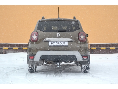 Фаркоп для Renault Duster 2010-2021, 2021-2022, Nissan Terrano 2014-2022, Renault Kaptur 2016-2022 съемное крепление шара под американский квадрат