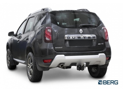 Фаркоп для Renault Duster 2011-2021, 2021-2022, Renault Kaptur 2016-2022, Nissan Terrano 2014-2022 съемное крепление шара под американский квадрат