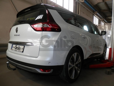 Фаркоп оцинкованный для Renault Scenic 2016-2022, Renault Grand Scenic 2016-2022 быстросъемное крепление шара