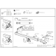 Фаркоп оцинкованный для Renault Scenic 2016-2022, Renault Grand Scenic 2016-2022 быстросъемное крепление шара