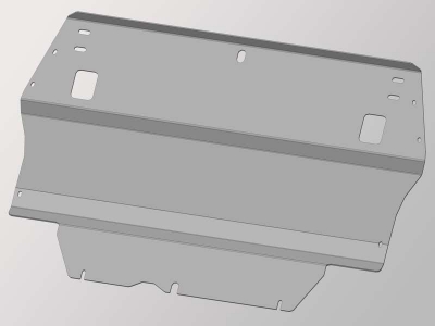 Защита картера ТСС алюминий 4 мм для Skoda Yeti/Octavia/Superb/Volkswagen Caddy/Golf/Jett № ZKTCC00143