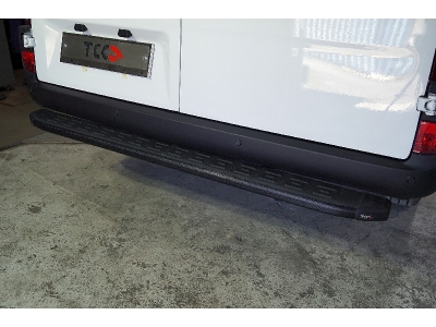 Задняя подножка алюминиевая с пластиковой накладкой (карбон черный) 1720 мм для Sollers Atlant 2023 – н.в. SOLAT23-01BL