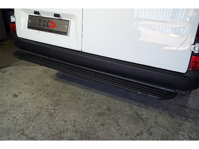 Задняя подножка алюминиевая ''Slim line Black'' 1720 мм для Sollers Atlant 2023 – н.в. SOLAT23-02B