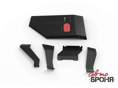 Защита емкости с AdBlue, АвтоБРОНЯ, Сталь для Sollers Atlant 2022-н.в., V - 1.9D, 2.7D