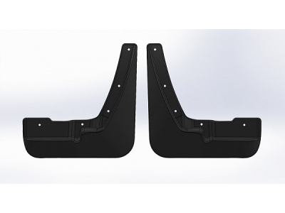 Брызговики SRTK резиновые передние для Lada XRay № BR.P.LD.XR.15G.06020