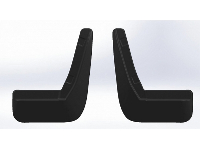 Брызговики SRTK резиновые задние для Hyundai Solaris № BR.Z.HY.SOL.10G.06001