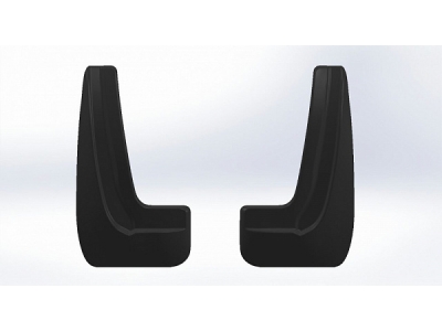 Брызговики SRTK резиновые задние для Renault Logan № BR.Z.RN.LOG.04G.06002