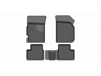Коврики резиновые в салон 3D PREMIUM для Chevrolet Spark № PR.CH.SPAR.10G.02X11