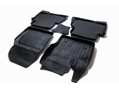 Коврики резиновые SRTK в салон 3D PREMIUM для Ford Kuga 2 2013-2021