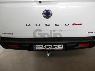 Фаркоп оцинкованный для SsangYong Musso Grand 2019-н.в., SsangYong Rexton Sports Khan 2019-н.в. условно-съемное крепление шара