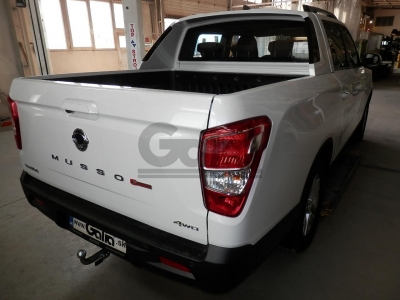 Фаркоп оцинкованный для SsangYong Musso Grand 2019-н.в., SsangYong Rexton Sports Khan 2019-н.в. быстросъемное крепление шара