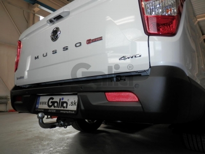 Фаркоп оцинкованный для SsangYong Musso Grand 2019-н.в., SsangYong Rexton Sports Khan 2019-н.в. быстросъемное крепление шара