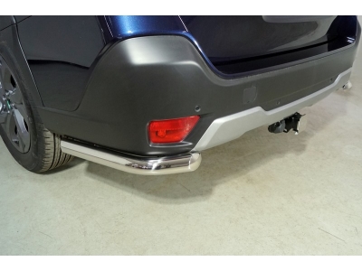 Защита задняя (уголки) 60,3 мм ТСС для Subaru Outback VI Рестайлинг 2022 – н.в.