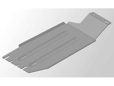Защита КПП ТСС алюминий 4 мм для Subaru Forester 2013-2018