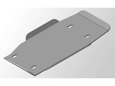 Защита дифференциала ТСС алюминий 4 мм для Subaru XV № ZKTCC00024