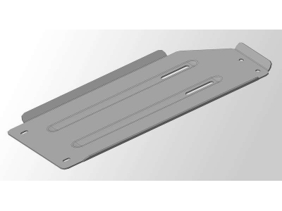 Защита КПП ТСС алюминий 4 мм для Subaru Outback 2012-2014