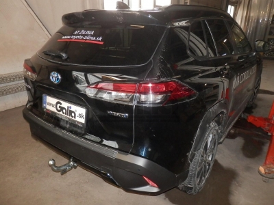 Фаркоп оцинкованный для Toyota Corolla Cross 2022-н.в. условно-съемное крепление шара