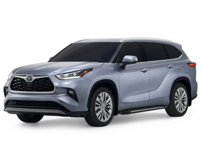 Порог-площадка "BMW-Style" D180AL + комплект крепежа для Toyota Highlander 2020-н.в.