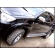 Пороги с листом d-43 Технотек для Toyota Hilux 2011-2015