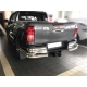 Защита заднего бампера "уголки" d-76+43 для Toyota Hilux 2015-2021