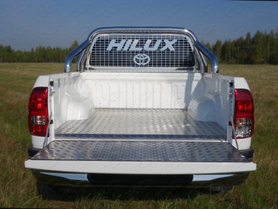 Защита кузова пикапа и заднего стекла 76 мм для Toyota Hilux № TOYHILUX15-14