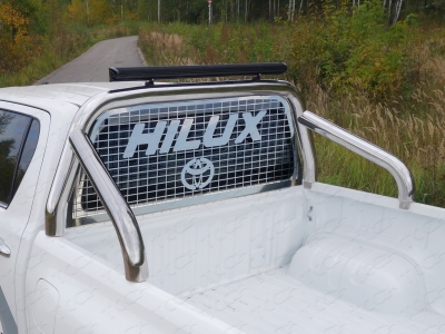 Защита кузова пикапа и заднего стекла с фарой 76 мм для Toyota Hilux № TOYHILUX15-17