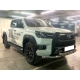 Защита переднего бампера d-76 с доп.накладками для Toyota Hilux VIII Рестайлинг 2020 – н.в.