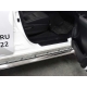Пороги с листом d-60 для Toyota Hilux 2020 – н.в.