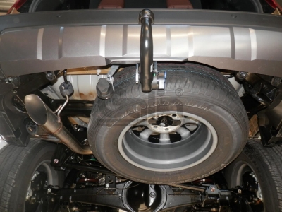 Фаркоп оцинкованный для Toyota Land Cruiser J250 2023-н.в., Lexus GX J250 2023-н.в. условно-съемное крепление шара