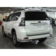 Защита заднего бампера "уголки" d-76+43 для Toyota Land Cruiser Prado 150 STYLE 2019 – н.в.